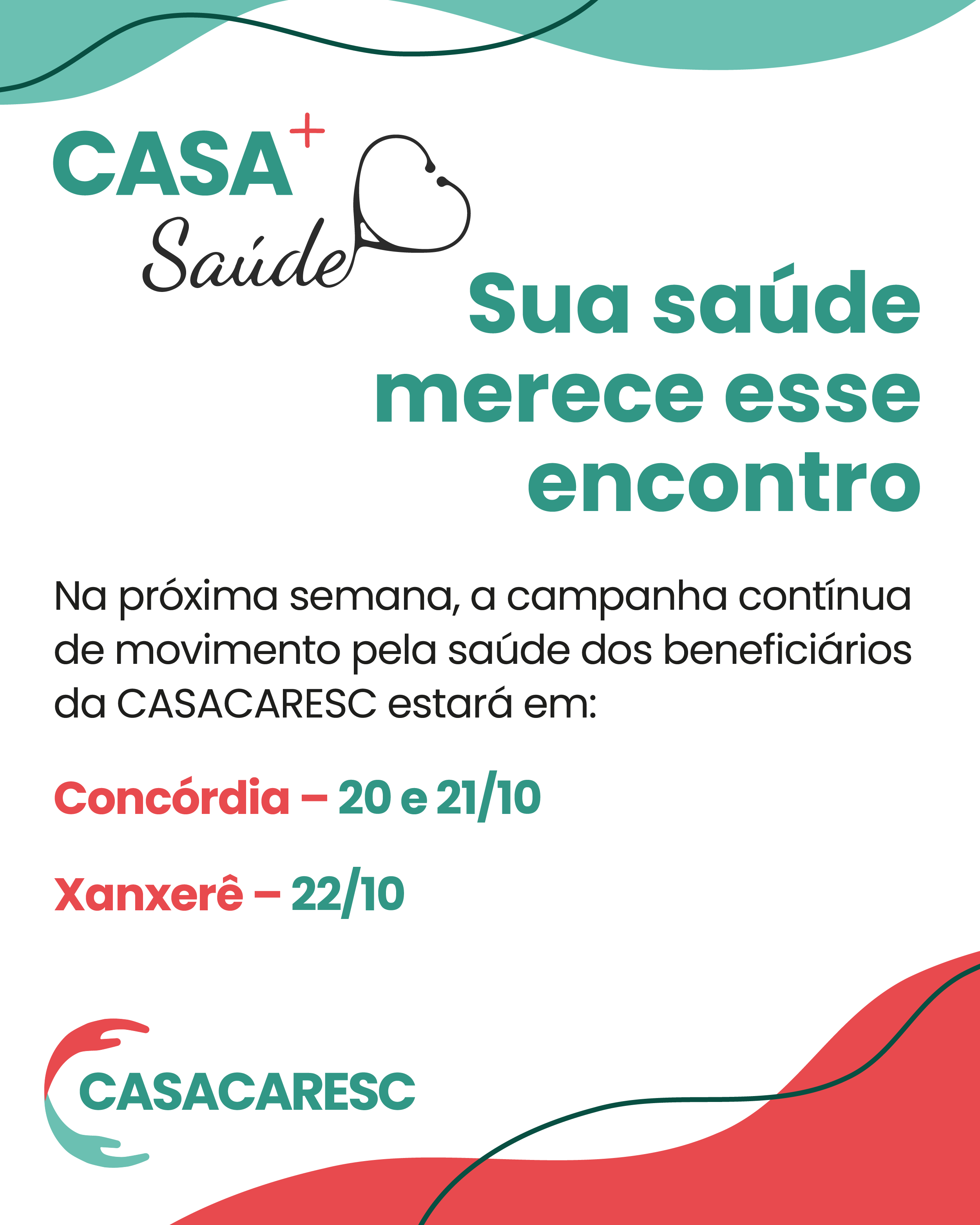 Imagem de capa: O Saúde Não Se Pesa – Se Mede passa por Concórdia e Xanxerê em outubro